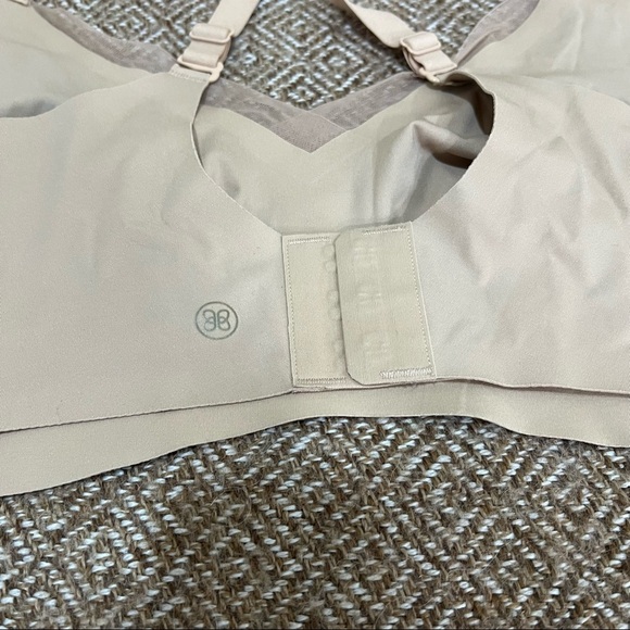 Honeylove Crossover Wireless Bra Sz XL  Beige Comfort Mesh Lightweight Minimal - Picture 6 of 7